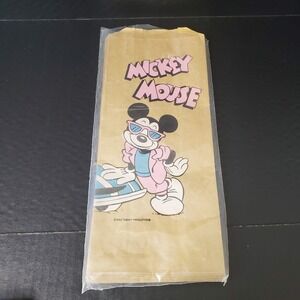 Vintage Mickey Mouse With Sunglasses Paper Lunch Bags 15 Ct. Carrousel Products